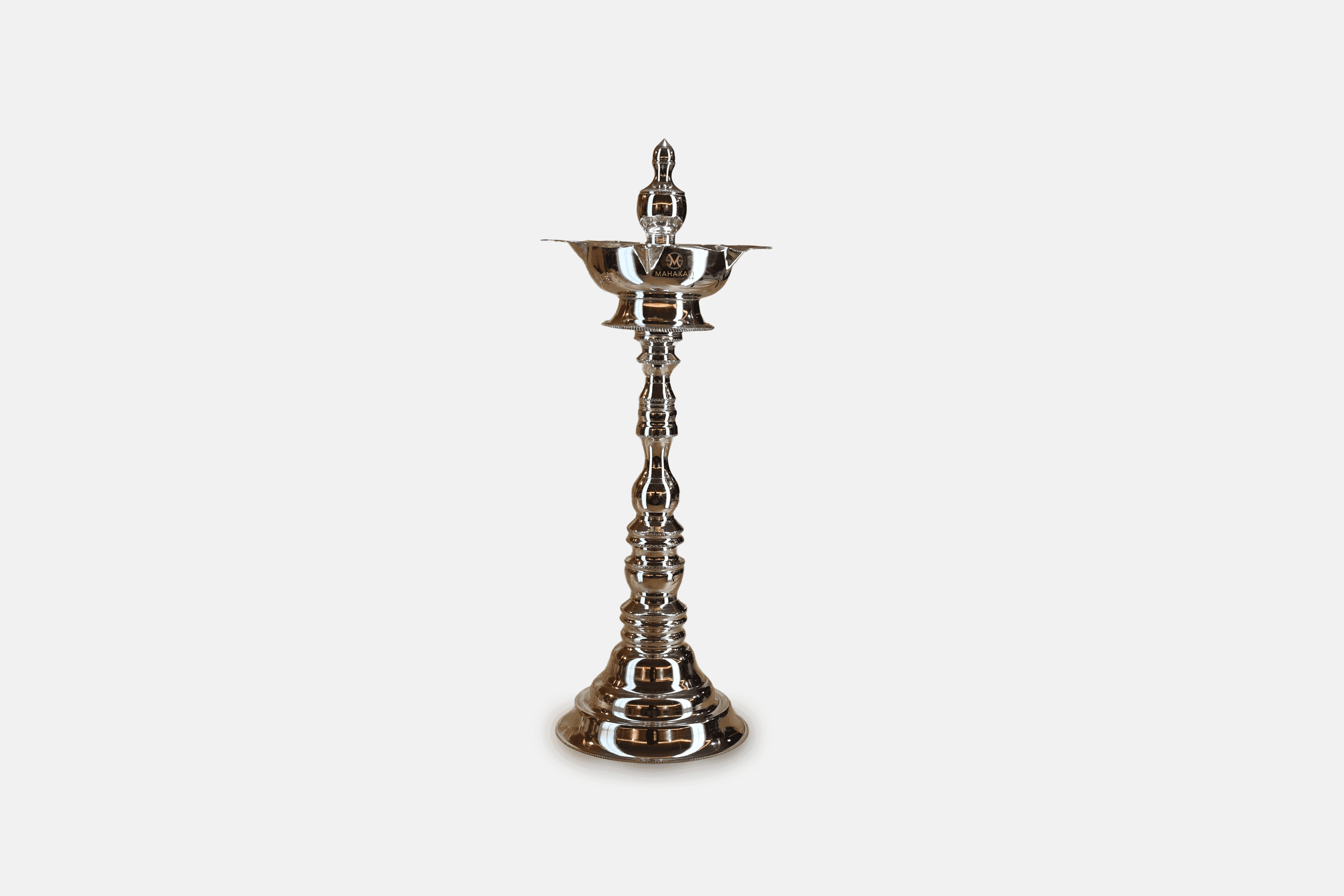 Chandrajyoti Silver Diya Pair