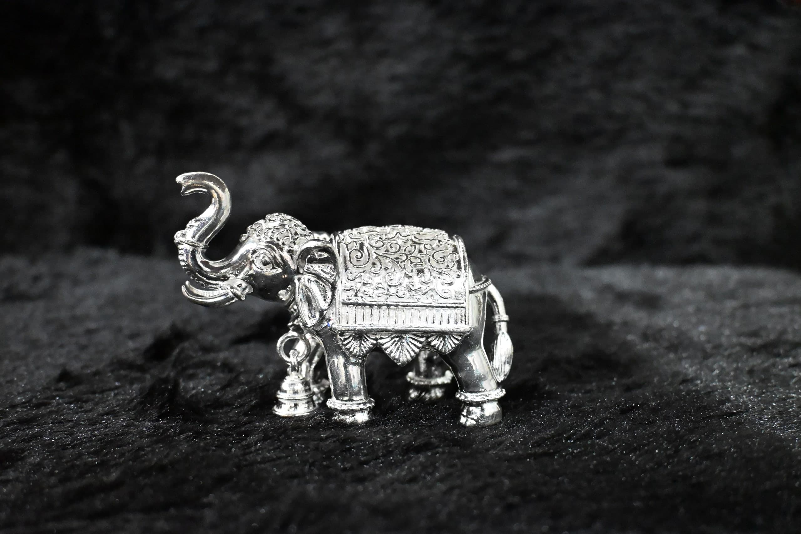 Shubh Asan Lakshmi Silver Murti