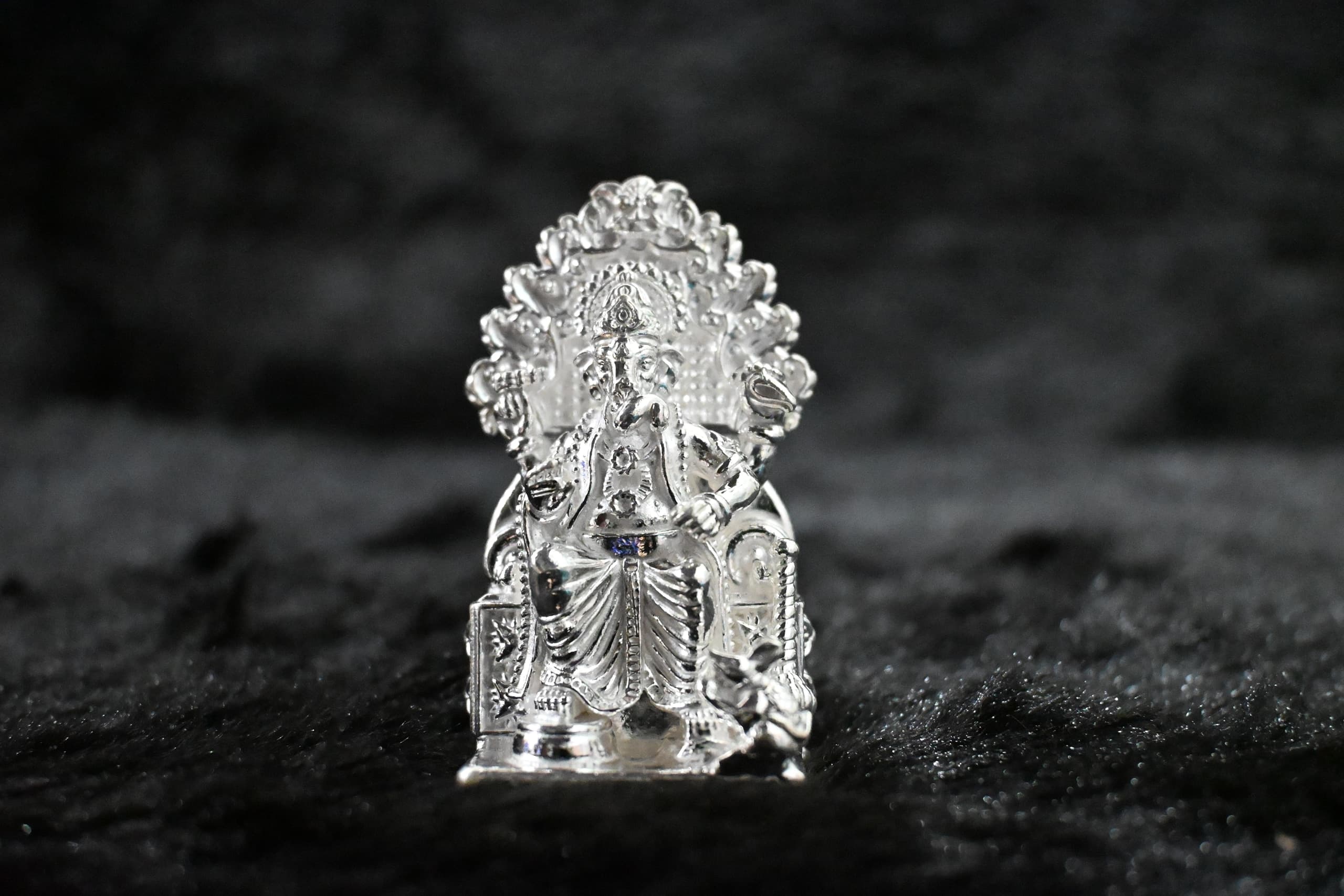 Lal Bagh Ganpati Silver Murti