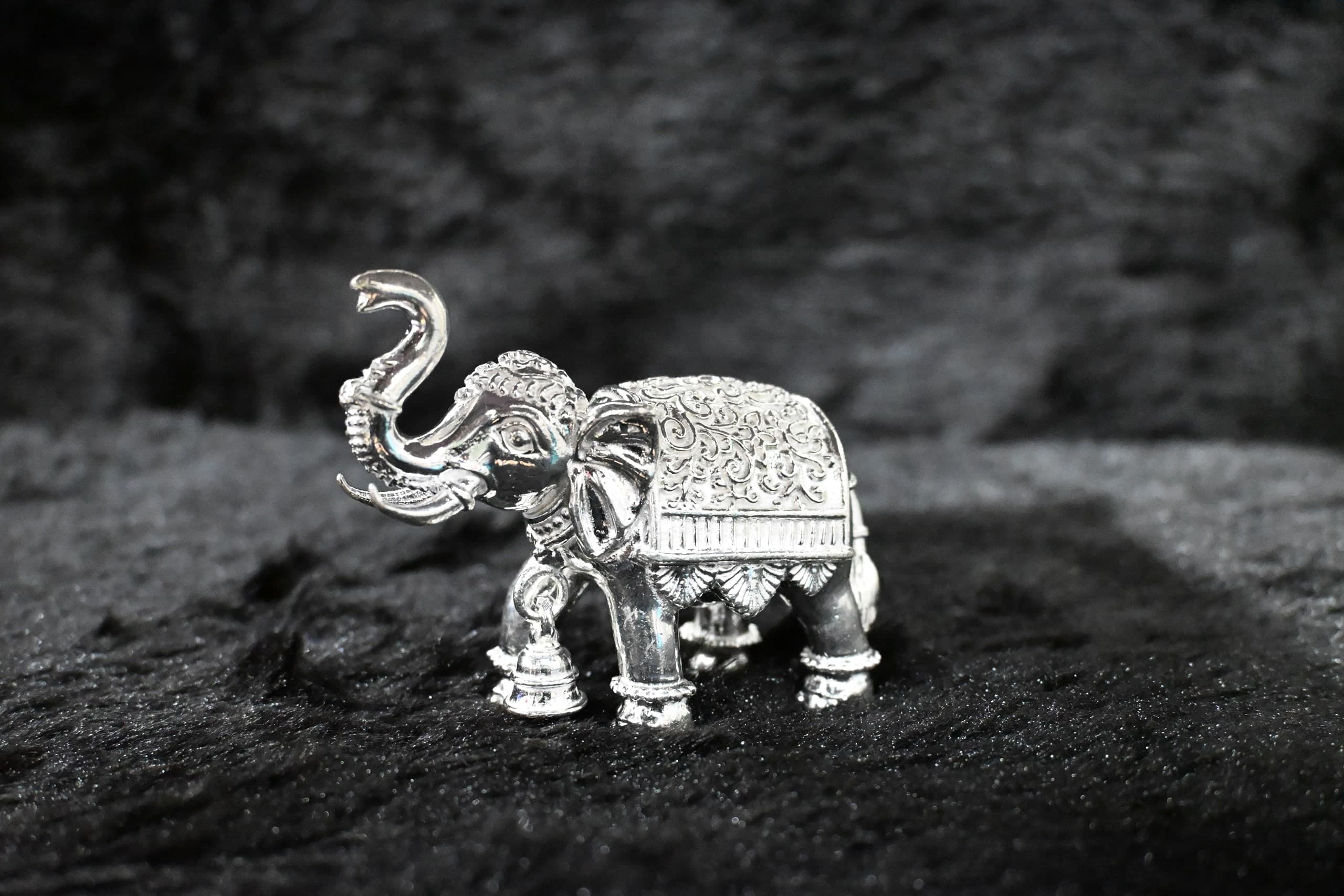 Divine Gajalaxmi Silver Murti