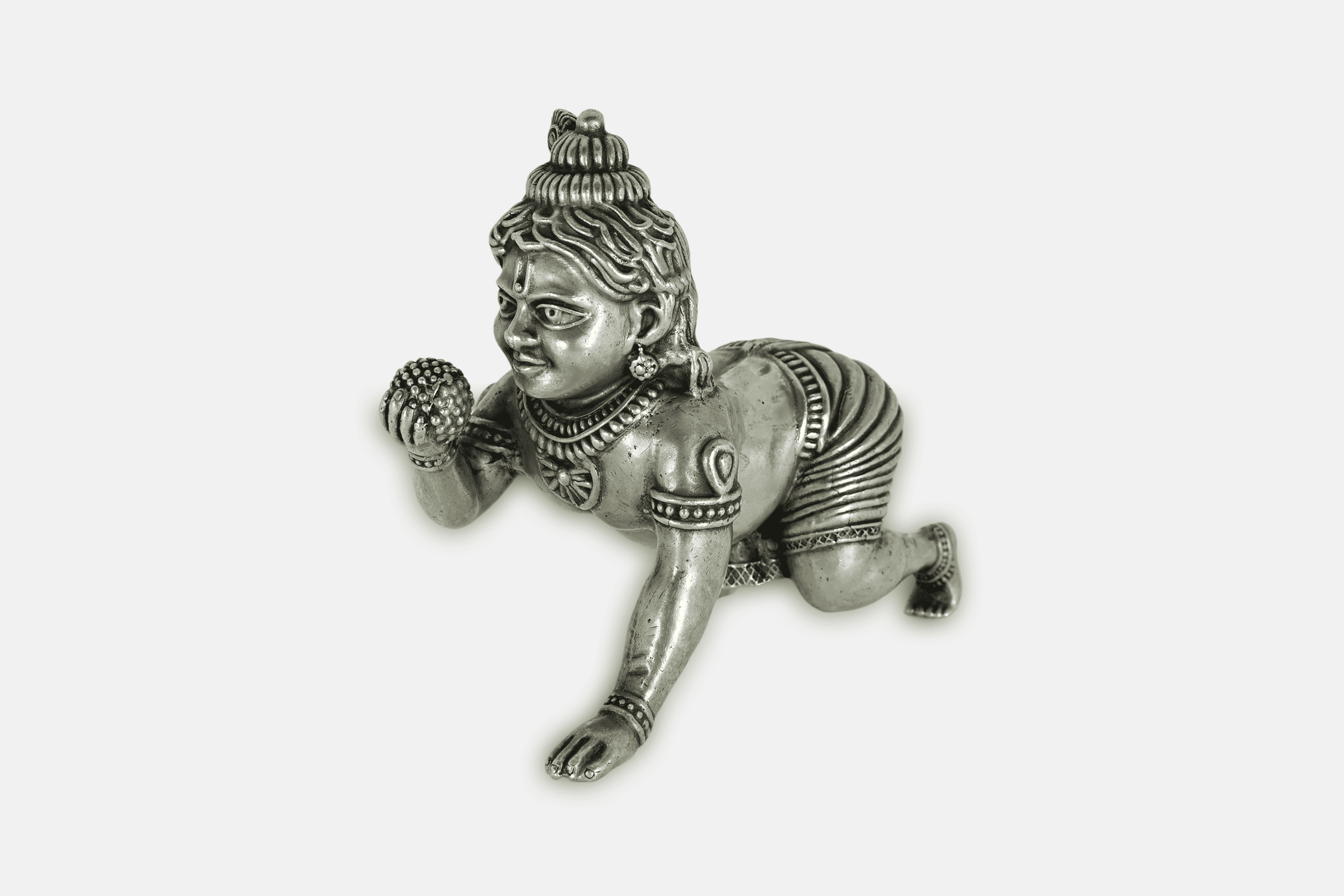 Lotus Seated Ganesha Murti