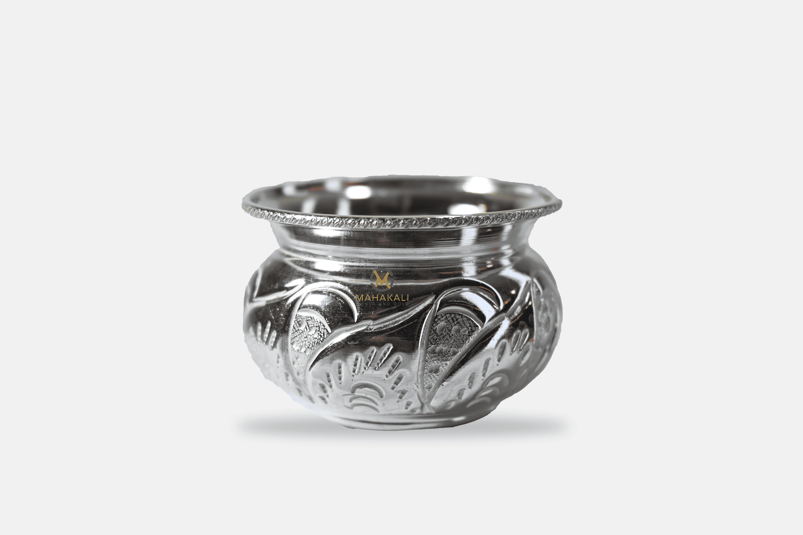 Traditional Elegance Silver Matka Bowl